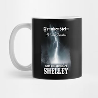 Frankenstein book cover tribute Mug